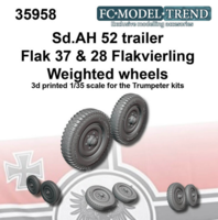 Sd.AH 52 trailer, weighted