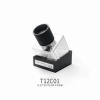 Anti-Toppling Adhesive Bottle Base (1 Bottle Position Black) - Image 1