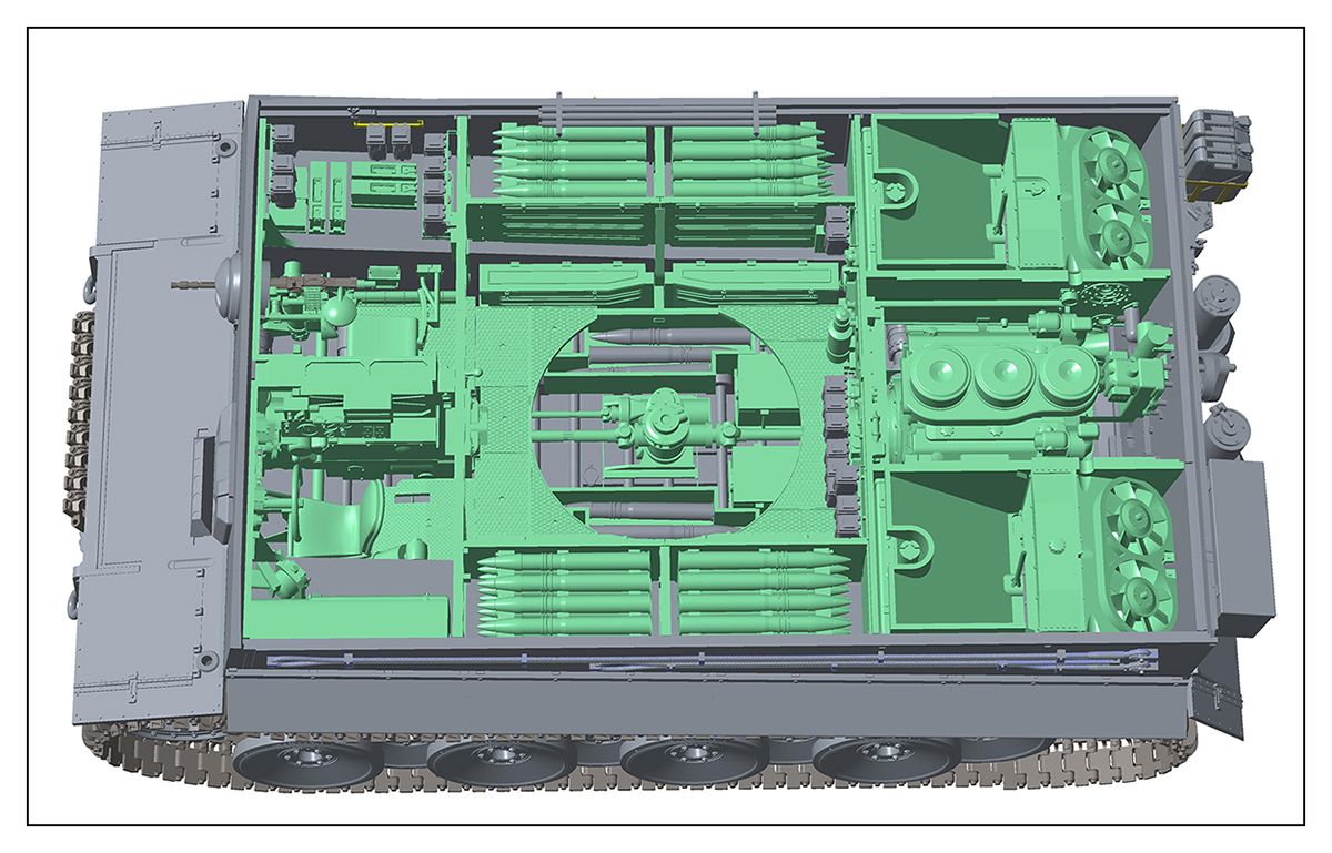 Pz Kpfw Vi Ausf E Tiger I W Full Interior S Pz Abt 503 Eastern Front 1943