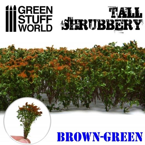 Tall Shrubbery - Brown Green - Image 1