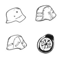 German WW II Helmets (6 pcs) - Image 1