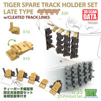 Spare Track Holder Set with Cleated Track Links for Tiger I 40 mm Roof Late Production