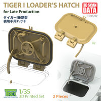 Loaders Hatch for Tiger I Late Production and King Tiger Henschel Turret (2 pcs)