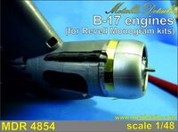 Boeing B-17 F/G Flying Fortress - engines (designed to be used with Monogram and Revell kits) - Image 1