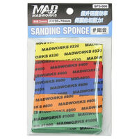 3MM Sanding Sponge (Standard Combo Pack) - 4 each (#320 / #400 / #600 / #800 and #1000)