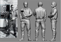 German Luftwaffe WWII Ace in France Josef Wurmheller (3D-Printed) - Image 1